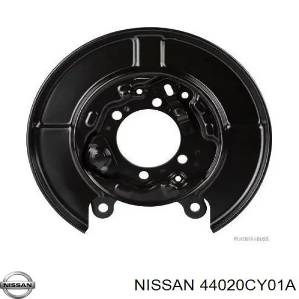 44020CY01A Nissan proteção direita do freio de disco traseiro