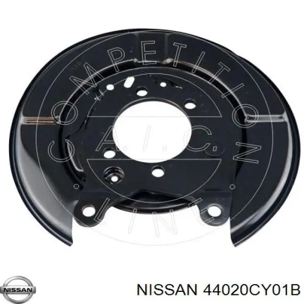 44020CY01B Nissan proteção direita do freio de disco traseiro