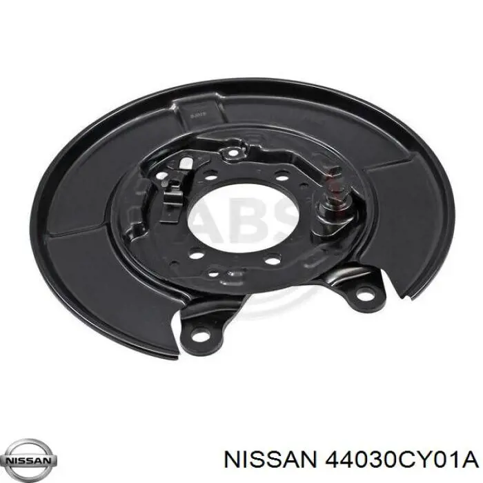 44030CY01B Nissan proteção esquerda do freio de disco traseiro