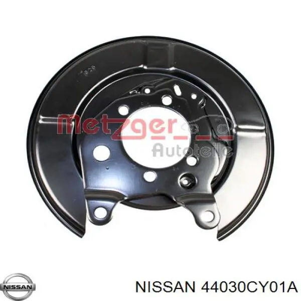 Купить 44030CY01A Renault (RVI) Защита тормозного диска заднего, левая