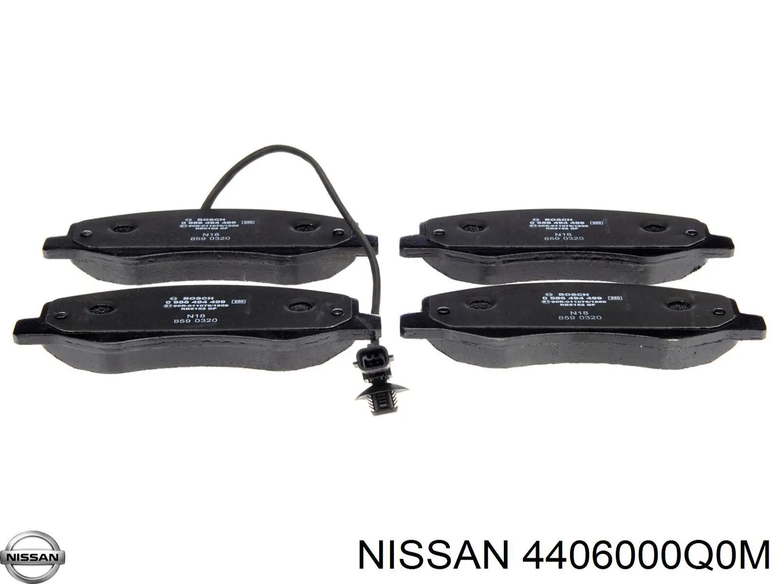 Колодки дисковые  Nissan/Infiniti 4406000Q0M цена, от 31.43 USD
