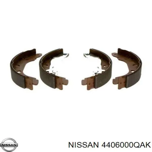 Купить 4406000QAK Nissan/Infiniti Задние барабанные тормозные колодки