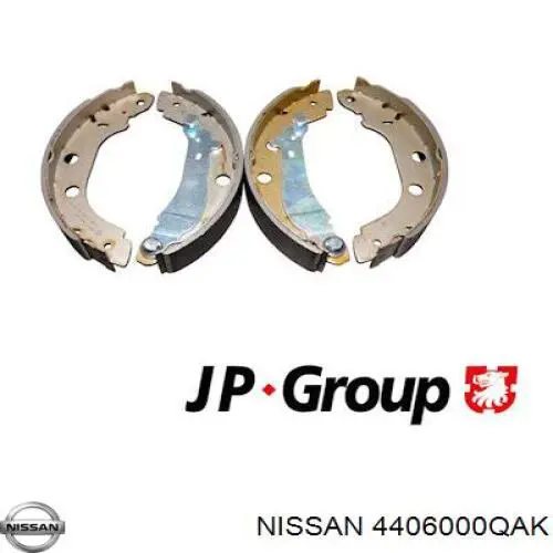 4406000QAK Nissan колодки тормозные задние барабанные