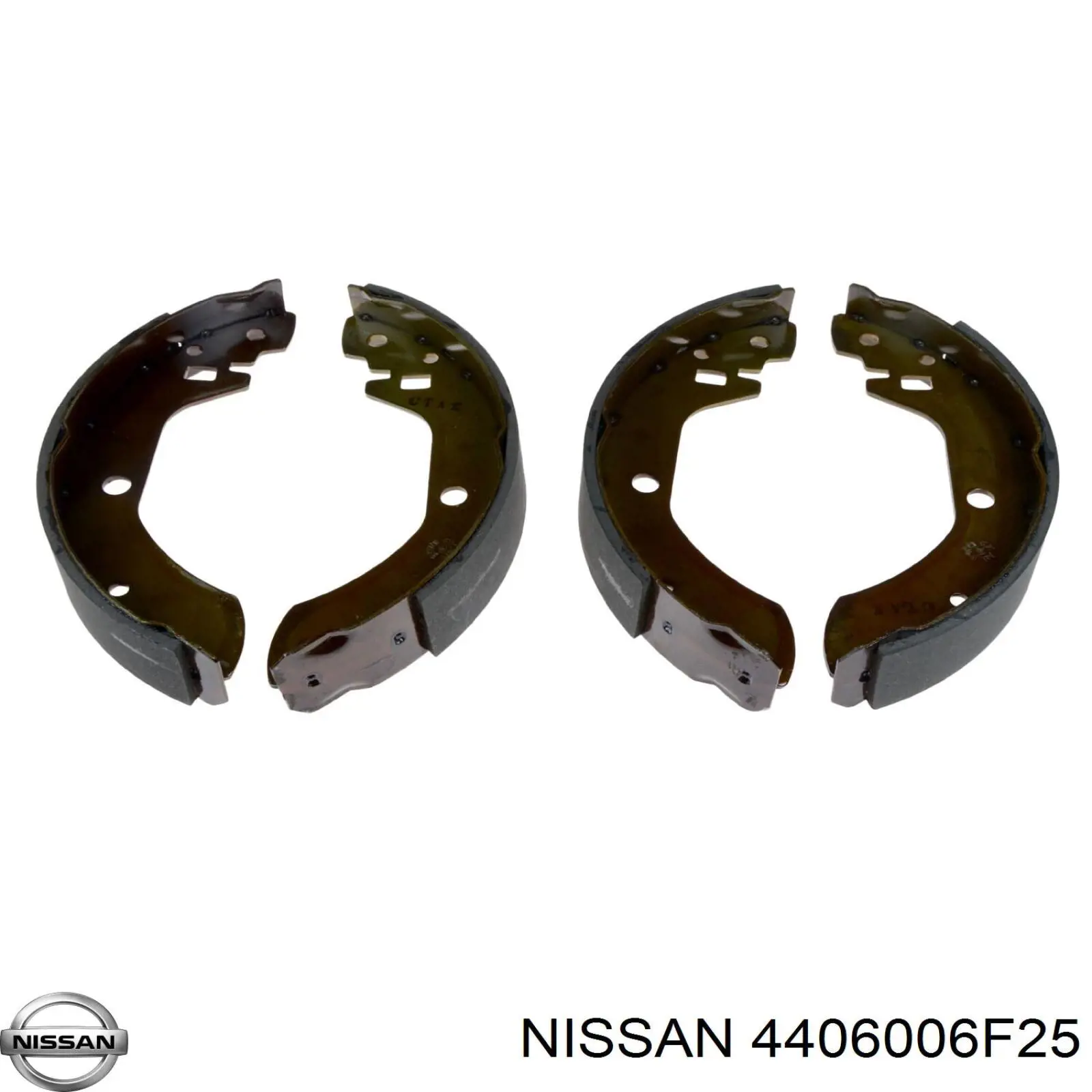 4406006F25 Nissan колодки тормозные задние барабанные