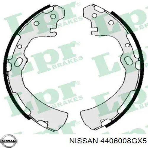 Задние барабанные колодки 4406008GX5 Nissan