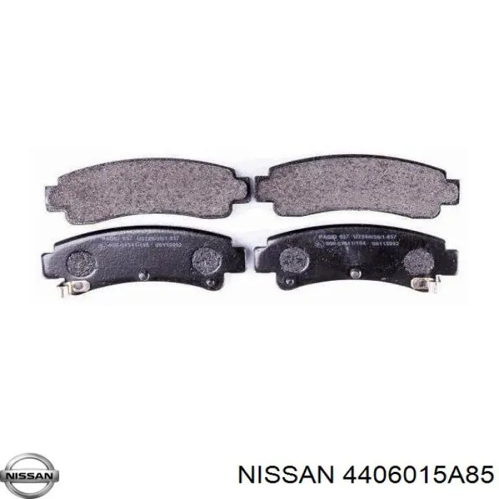 Задние тормозные колодки 4406015A85 Nissan