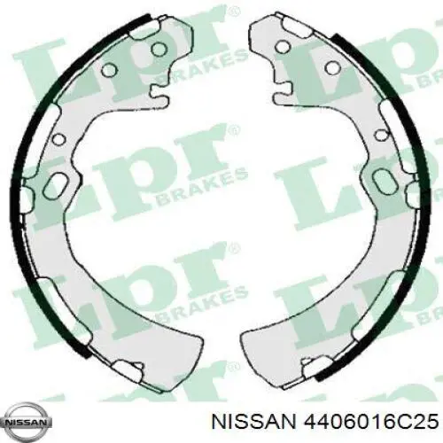 Купить 4406016C25 Nissan/Infiniti Задние барабанные тормозные колодки