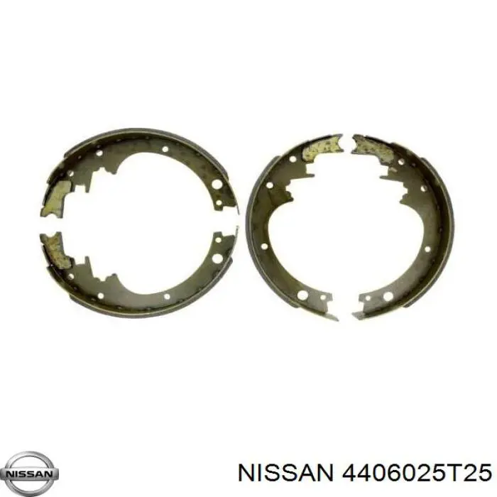 Задние барабанные колодки 4406025T25 Nissan