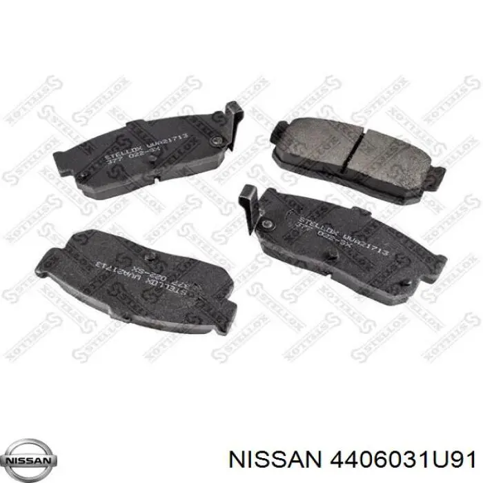 Колодки дисковые  Nissan/Infiniti 4406031U91 цена, от 17.56 USD