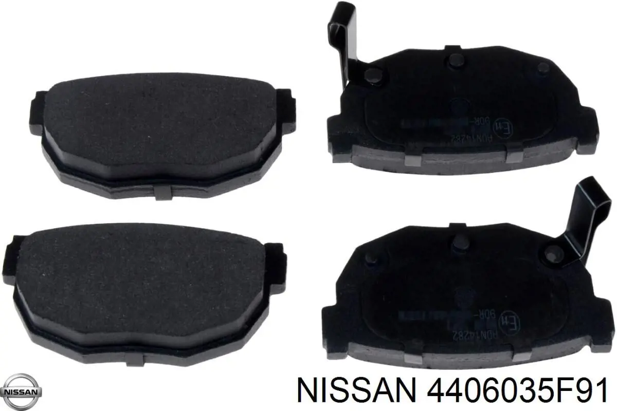 4406035F91 Nissan задние тормозные колодки