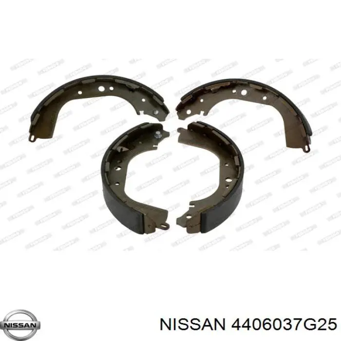 Тормоза рабочие задние ножные и тормозные барабаны Nissan/Infiniti 4406037G25 цена, от 36.48 USD