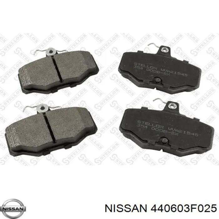 Задние тормозные колодки 440603F025 Nissan