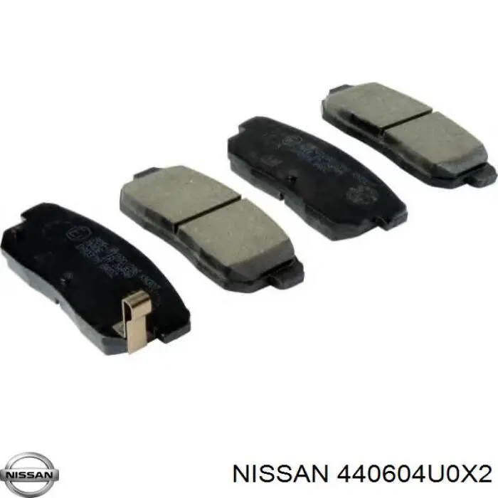 Купить 440604U0X2 Nissan/Infiniti Колодки тормозные задние, дисковые