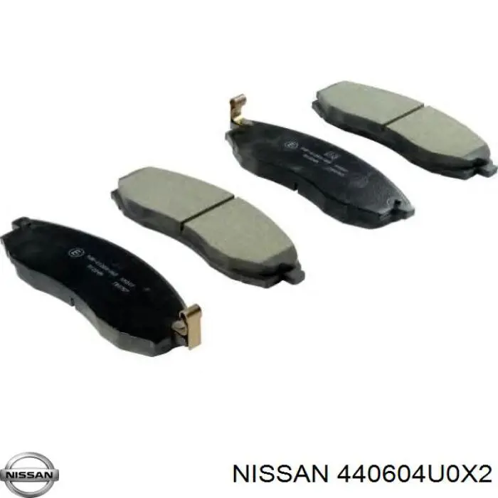 Задние тормозные колодки 440604U0X2 Nissan/Infiniti