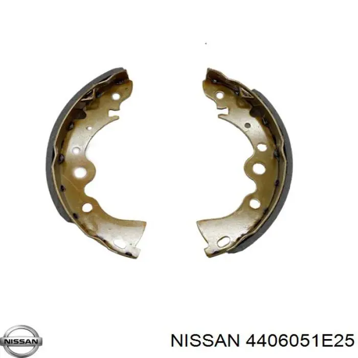 Задние барабанные колодки 4406051E25 Nissan