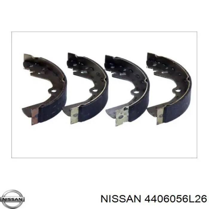 Задние барабанные колодки 4406056L26 Nissan