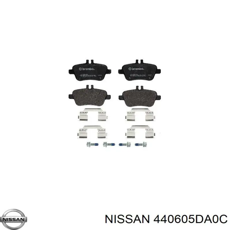 Колодки дисковые  Nissan/Infiniti 440605DA0C цена, от 83.58 USD