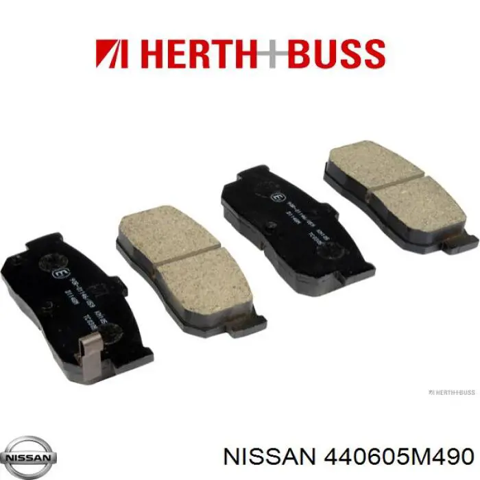 Колодки дисковые  Nissan/Infiniti 440605M490 цена, от 17.56 USD