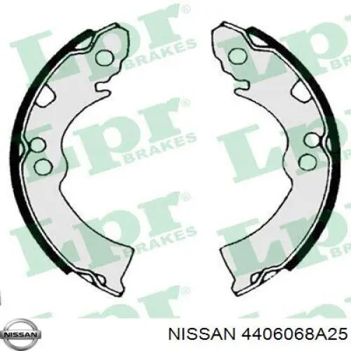 4406068A25 Nissan колодки тормозные задние барабанные