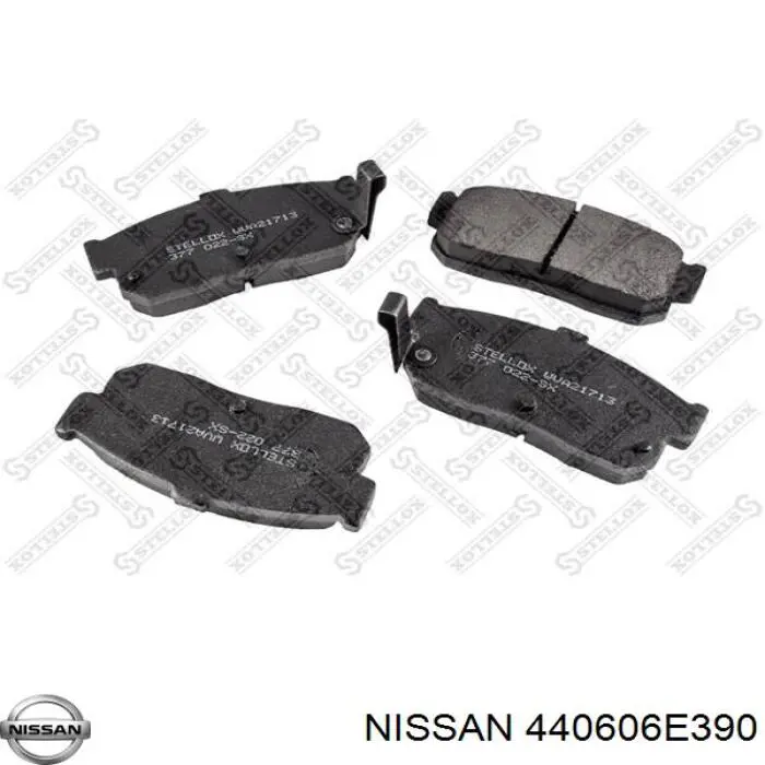 440606E390 Nissan колодки тормозные задние дисковые
