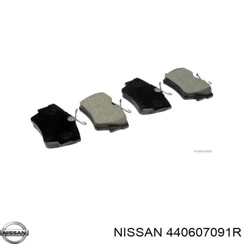 Задние тормозные колодки 440607091R Nissan