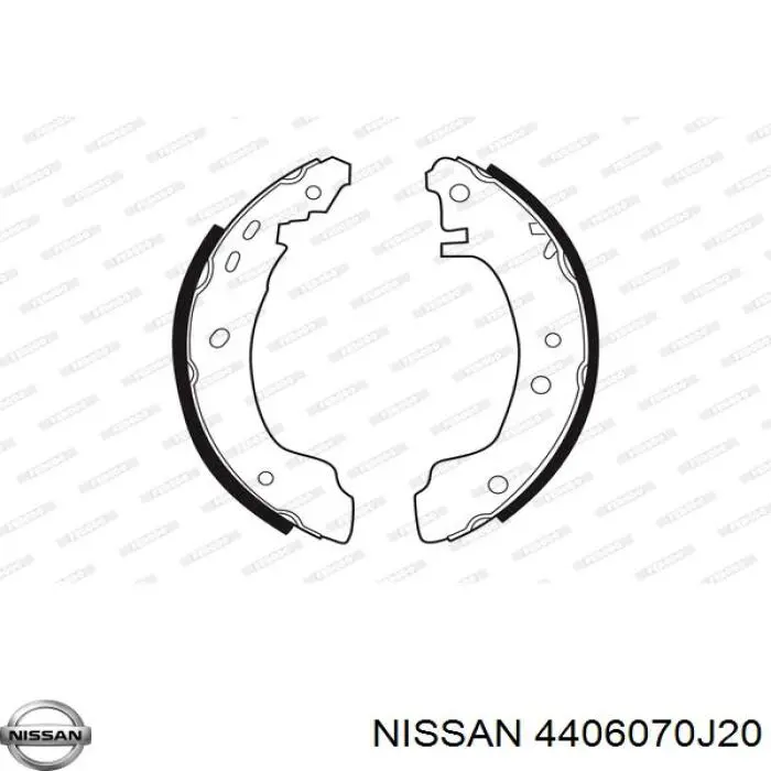 Тормоза рабочие задние ножные и тормозные барабаны Nissan/Infiniti 4406070J20 цена, от 18.52 USD