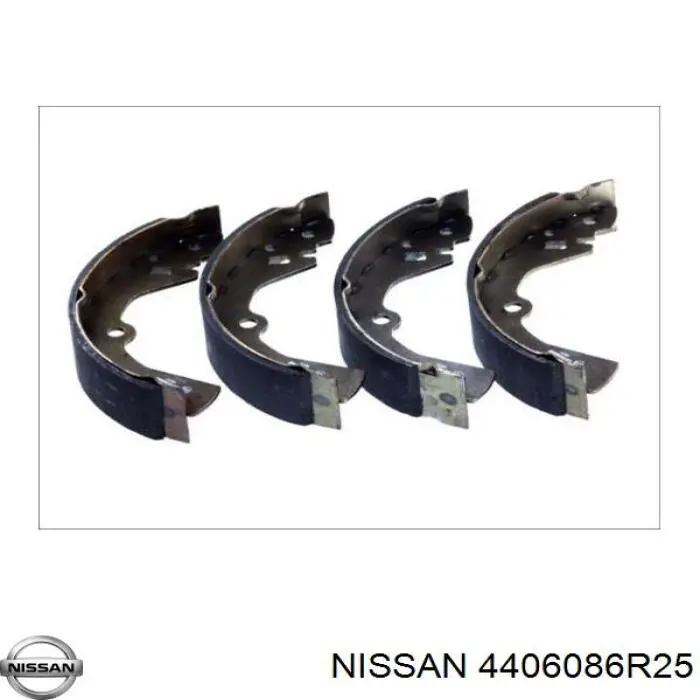 Задние барабанные колодки 4406086R25 Nissan