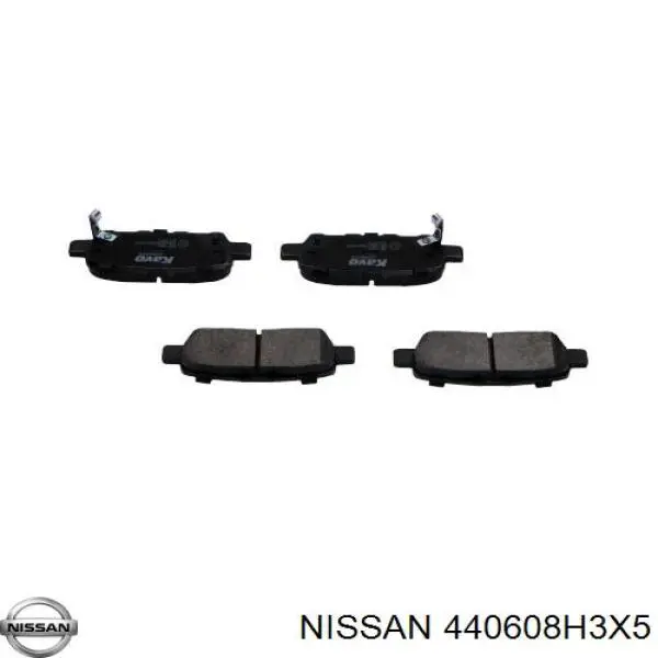 Колодки гальмові задні, дискові 440608H3X5 Nissan/Infiniti