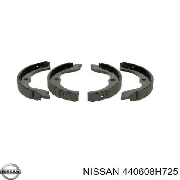 Колодки ручника (стояночного тормоза) Nissan 440608H725