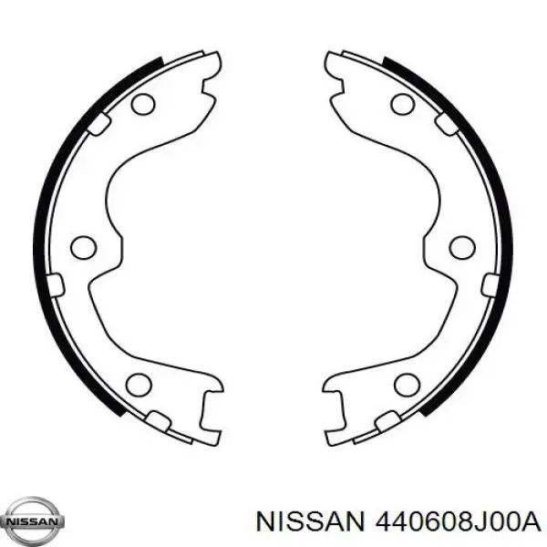 Тормозные колодки стояночного тормоза Nissan/Infiniti 440608J00A цена, от 29.16 USD