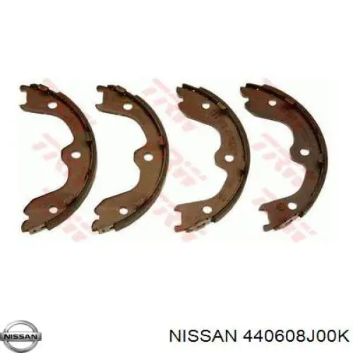 Колодки ручника (стояночного тормоза) Nissan 440608J00K
