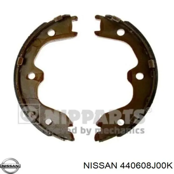 Купить 440608J00K Nissan/Infiniti Колодки ручника/стояночного тормоза
