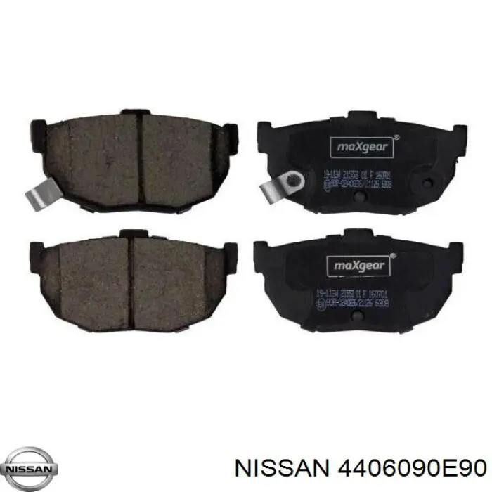 Колодки дисковые  Nissan/Infiniti 4406090E90 цена, от 11.44 USD