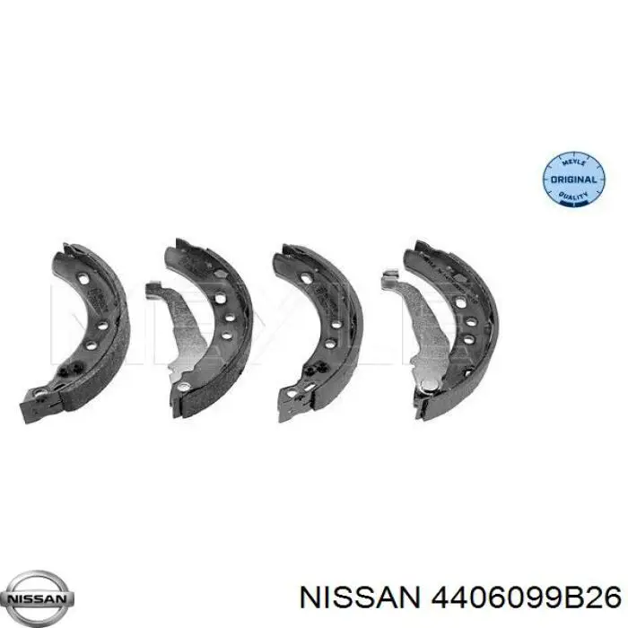 Задние барабанные колодки 4406099B26 Nissan