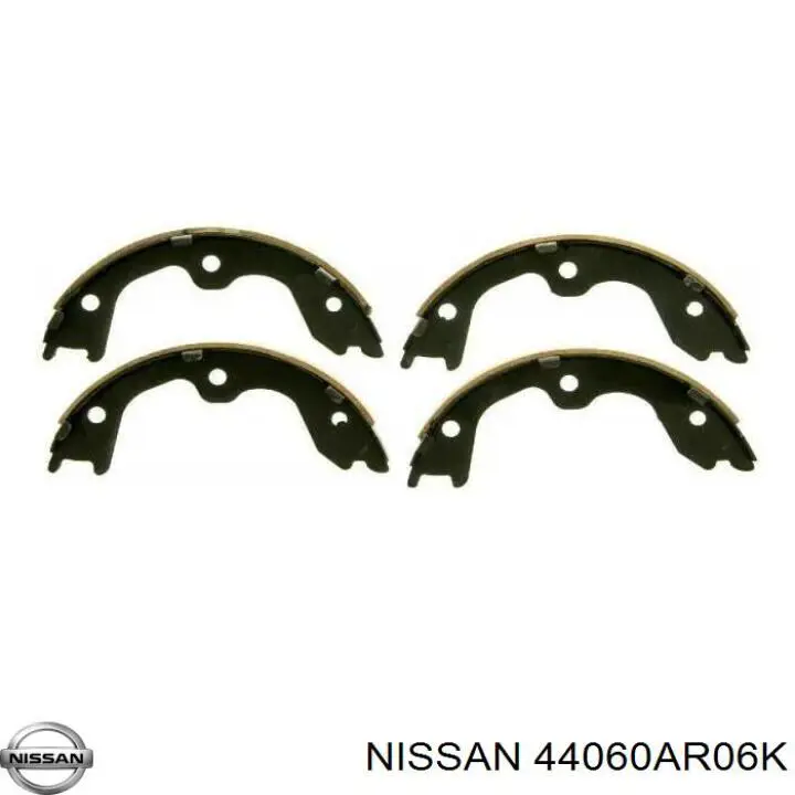 Купить 44060AR06K Nissan/Infiniti Колодки ручника/стояночного тормоза