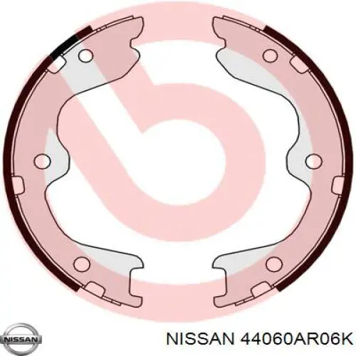 Колодки ручника 44060AR06K Nissan/Infiniti