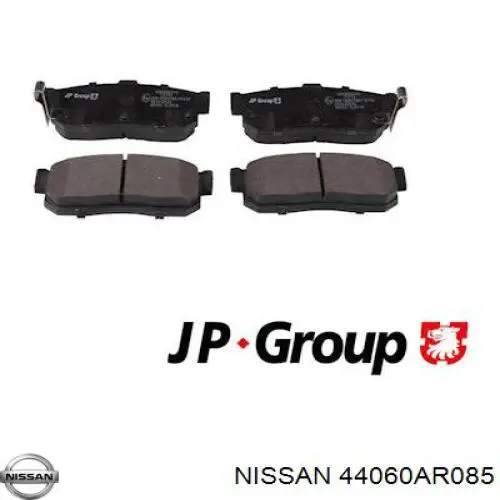 Колодки тормозные задние дисковые Nissan 44060AR085