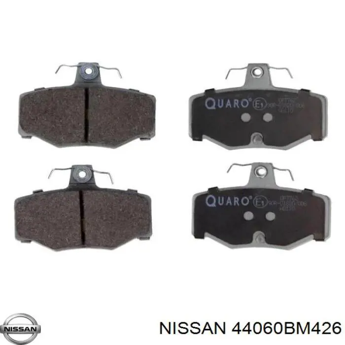 Купить 44060BM426 Nissan/Infiniti Колодки тормозные задние, дисковые