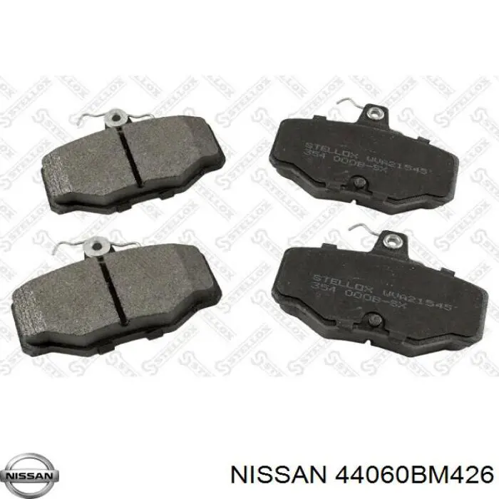 Колодки дисковые  Nissan/Infiniti 44060BM426 цена, от 15.44 USD