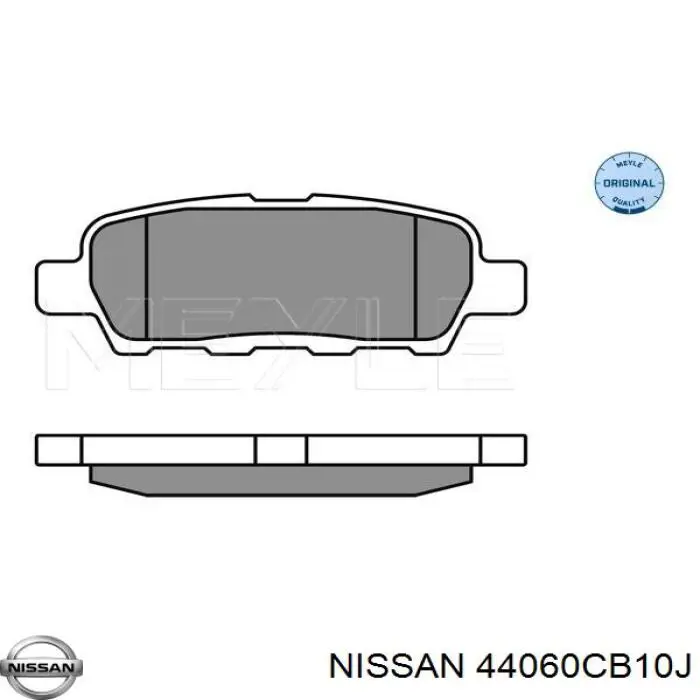 Колодки дисковые  Nissan/Infiniti 44060CB10J цена, от 23.50 USD