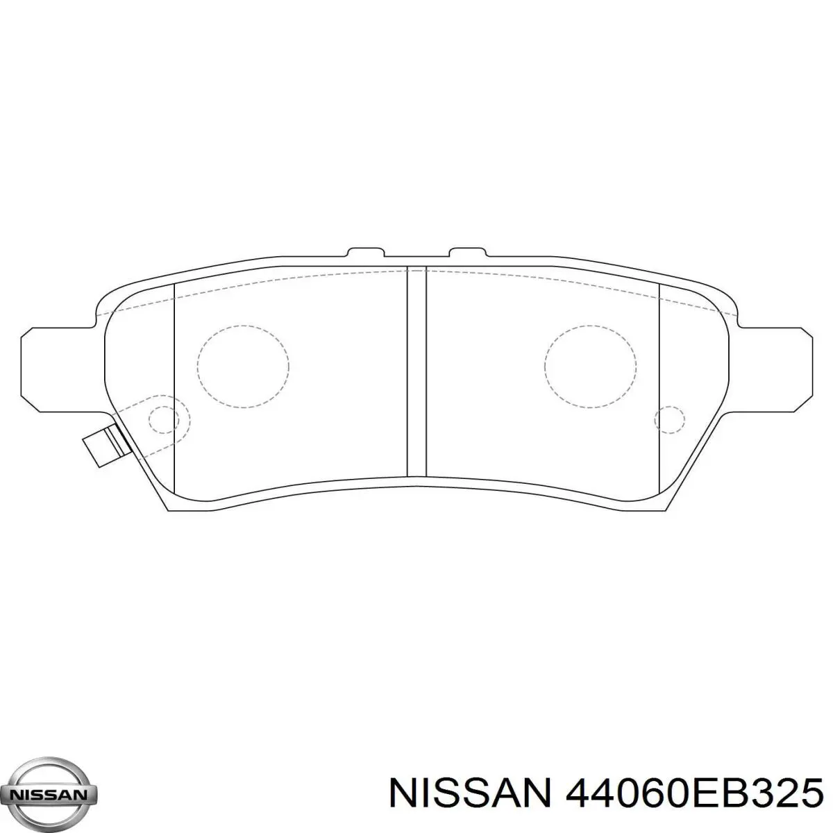 Колодки дисковые  Nissan/Infiniti 44060EB325 цена, от 27.20 USD