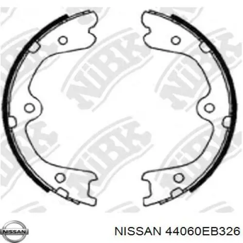 Задние барабанные колодки 44060EB326 Nissan