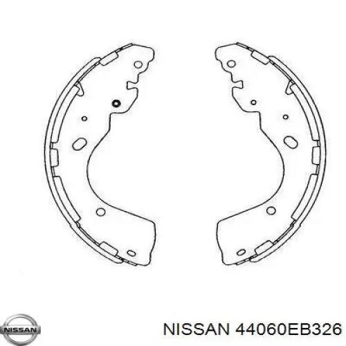 Купить 44060EB326 Nissan/Infiniti Задние барабанные тормозные колодки