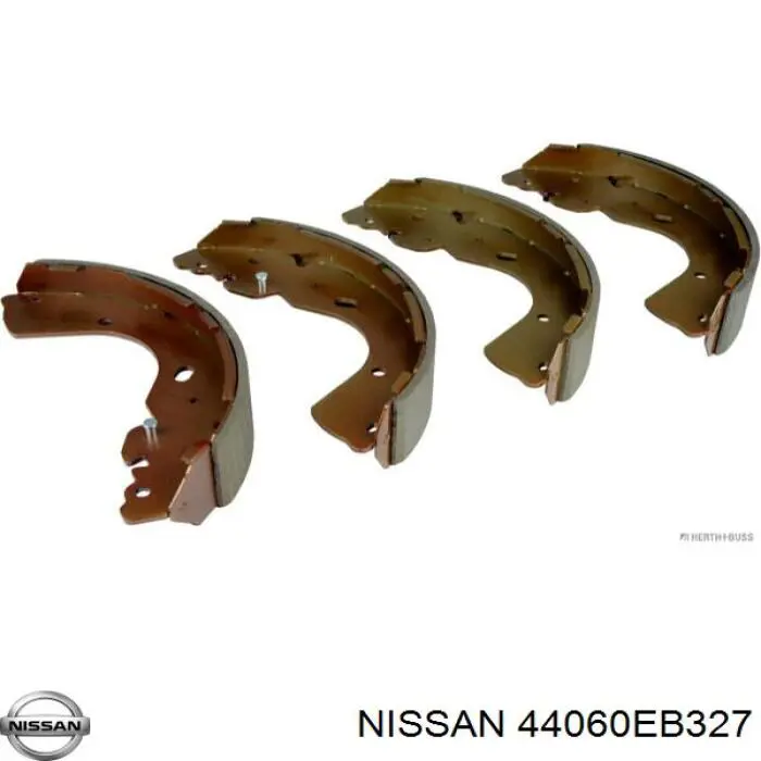 44060EB327 Nissan колодки тормозные задние барабанные