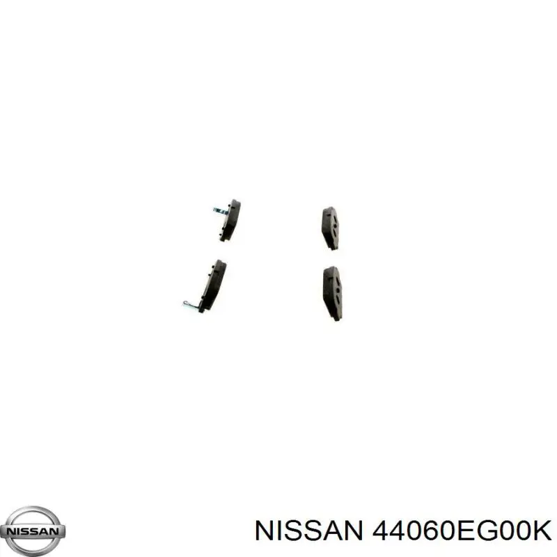 Задние тормозные колодки 44060EG00K Nissan/Infiniti
