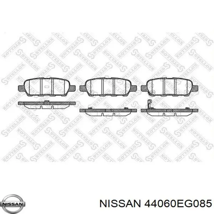 Колодки дисковые  Nissan/Infiniti 44060EG085 цена, от 28.10 USD