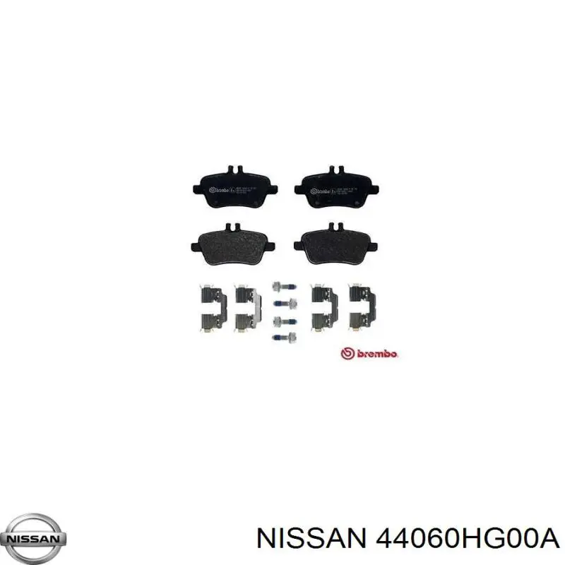 Задние тормозные колодки 44060HG00A Nissan