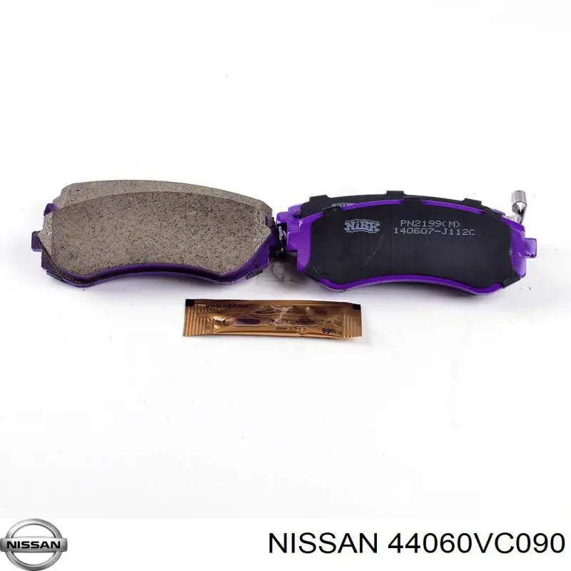44060VC090 Nissan колодки тормозные передние дисковые