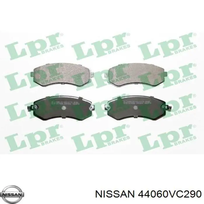 Купить 44060VC290 Nissan/Infiniti Колодки тормозные задние, дисковые