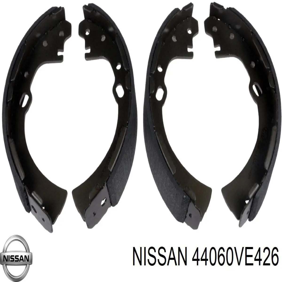 44060VE426 Nissan колодки тормозные задние барабанные